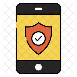 Seguridad móvil  Icono