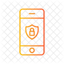 Seguridad móvil  Icono