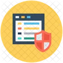 Seguridad del sitio web  Icon