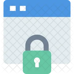 Seguridad del sitio web  Icono