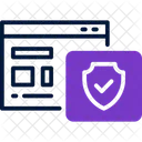 Seguridad del sitio web  Icono