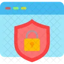 Seguridad del sitio web  Icon