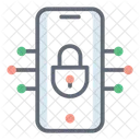 Seguridad Del Telefono Proteccion Movil Proteccion De Datos Icono