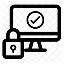 Seguridad Verificada Acceso A Datos Seguridad De Contrasenas Icono