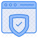 Web Aplicacion Seguridad Icono