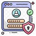 Seguridad Web  Icono