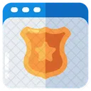 Seguridad Web Proteccion Web Sitio Web Seguro Icono