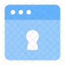 Sitio Web Web Seguro Icono