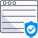 Seguridad Web Cortafuegos Cifrado Icono