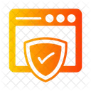 Seguridad Web Proteccion Proteccion Web Icono