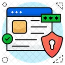 Seguridad Web  Icono