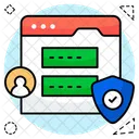 Seguridad Web  Icono