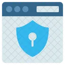 Seguridad Web Sitio Web Icono
