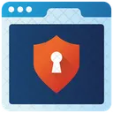 Seguridad Web  Icono