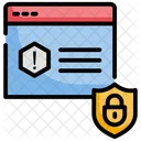 Seguridad Web Bloqueo Seguridad Icono