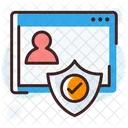 Seguridad Web Escudo Seguridad De Internet Icono