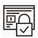 Seguridad Web  Icono