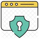 Seguridad Web Proteccion Web Sitio Web Cifrado Icono