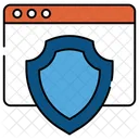 Seguridad Web Proteccion Web Sitio Web Cifrado Icono