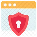 Seguridad Web  Icono