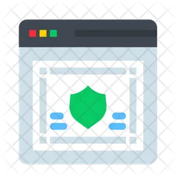 Seguridad Web  Icono