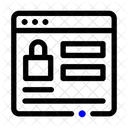 Seguridad Web  Icono