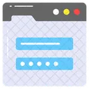 Web Pagina Web Sitio Web Icono
