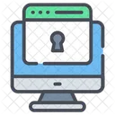Seguridad Web Web Seguridad Icono