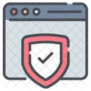 Web Aplicacion Seguridad Icono