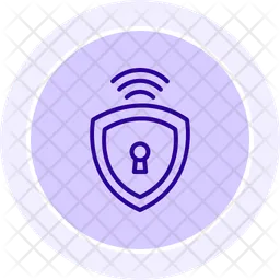 Seguridad wifi  Icono