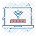 Seguridad wifi  Icono