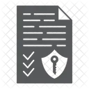 Politica Acuerdo Cheque Icon