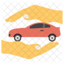 Seguro De Carro Cobertura De Seguro Protecao De Seguro Ícone