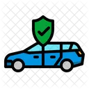 Seguro De Carro Seguro Transporte Ícone