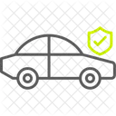 Seguro De Carro Carro Seguro Ícone
