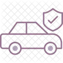 Seguro De Carro Carro Seguro Ícone