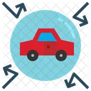 Carro Escudo Mao Icon