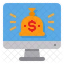 Bolsa De Dinero Equipo Financiero Icono