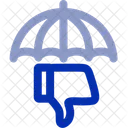 Aversion Al Seguro Rechazo Desaprobacion Icono