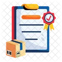 Servicio De Entrega Seguro De Envio Garantia De Calidad Icono