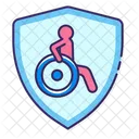 Seguro de invalidez  Ícone