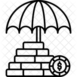 Seguro de inversión de monedas  Icono