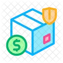 Caja Entrega Seguro Icono