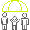 Seguro Familia Seguro De Salud Icono