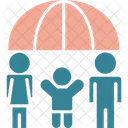 Seguro Familia Seguro De Salud Icono