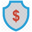 Escudo Seguranca Dolar Ícone