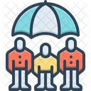 Seguro Familiar Familia Seguro Icono