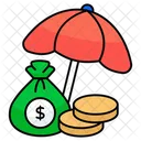 Seguro financiero  Icono