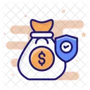 Finanzas Seguros Moneda Icono
