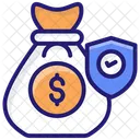 Seguro Financiero Financiero Seguro Icono